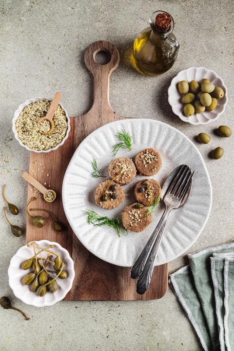 Croquettes of Hemp-fu® olives and capers (200g)