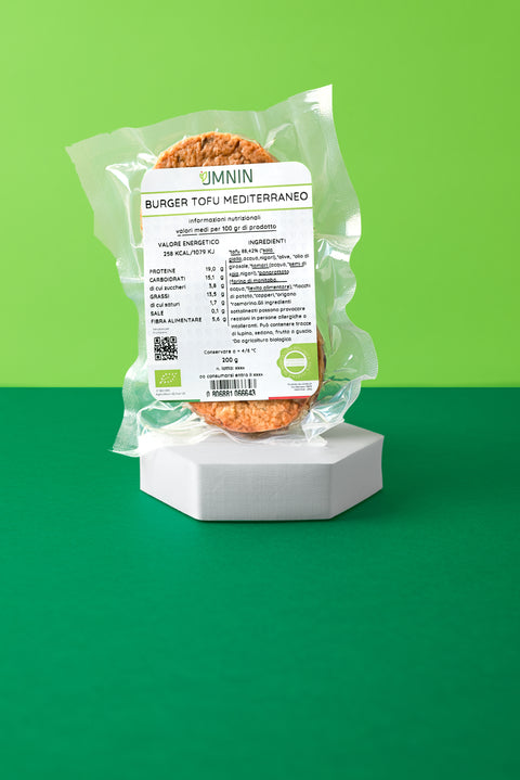 Mediterraner Tofu-Burger (200g)