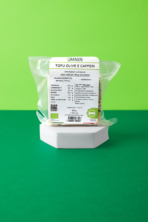 Tofu olive e capperi (200g)